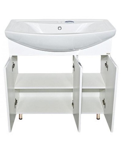 Лаванда - 80 Тумба прямая белая