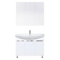 Лаванда - 80 Тумба прямая белая