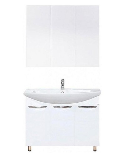 Лаванда - 80 Тумба прямая белая