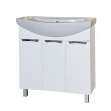 Лаванда - 80 Тумба прямая белая