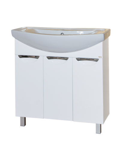 Лаванда - 80 Тумба прямая белая