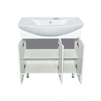 Лаванда -105 Тумба прямая белая