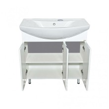 Лаванда -105 Тумба прямая белая