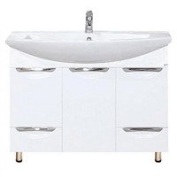 Лаванда -105 Тумба с 2 ящ. белая