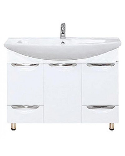 Лаванда -105 Тумба с 2 ящ. белая