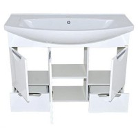 Лаванда -105 Тумба с 2 ящ. белая