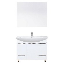 Лаванда -105 Тумба с 2 ящ. белая