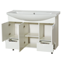 Лаванда -105 Тумба с 2 ящ. белая