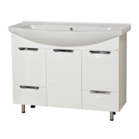 Лаванда -105 Тумба с 2 ящ. белая