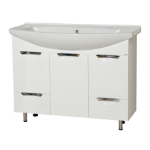 Лаванда -105 Тумба с 2 ящ. белая