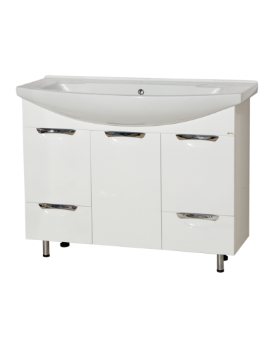 Лаванда -105 Тумба с 2 ящ. белая