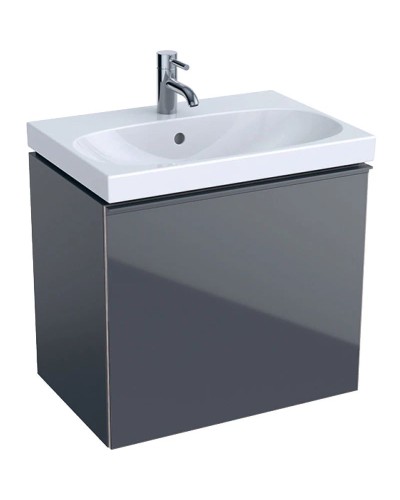 Тумба темно-серый глянец/темно-серый матовый 59,5 см Geberit Acanto 500.614.JK.2
