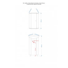 Малютка - 30*30 Тумба угловая