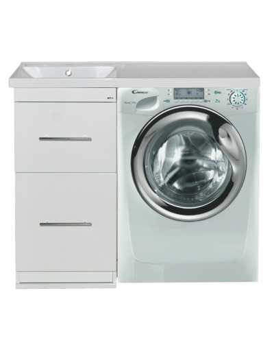 Мексика - 50 Тумба под стиральную машину белая эмаль