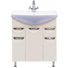 Орхидея - 75 Тумба 2 ящ. (корзина) бежевая эмаль