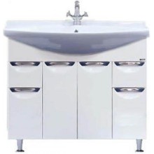 Орхидея- 105 Тумба 2 ящ. белая эмаль