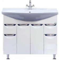 Орхидея- 105 Тумба 2 ящ. белая эмаль