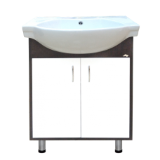 Панда - 70 Тумба прямая венге/белый