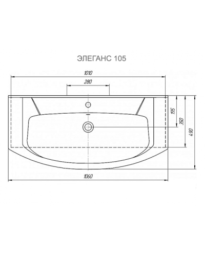 Престиж -105 Тумба прямая белая серебряная  патина