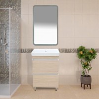 Слим - 50 тумба напольная (ЛДСП/2 ящ.)