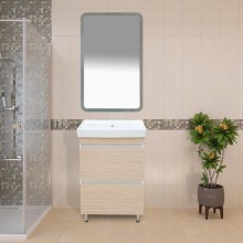 Слим - 50 тумба напольная (ЛДСП/2 ящ.)