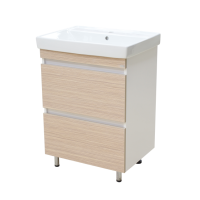 Слим - 60 тумба напольная (ЛДСП/2 ящ.)