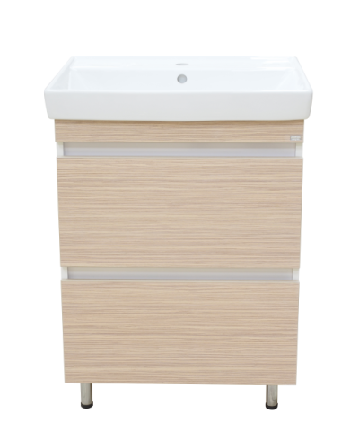 Слим - 60 тумба напольная (ЛДСП/2 ящ.)