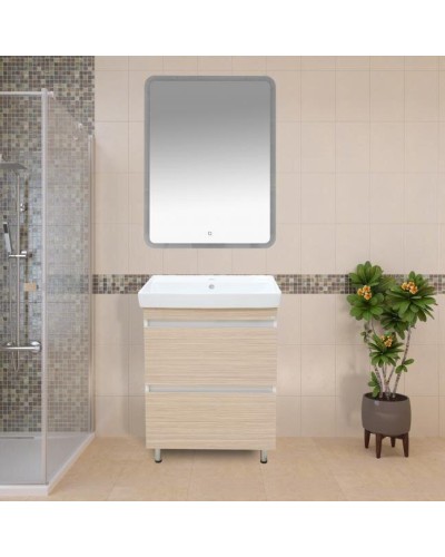 Слим - 60 тумба напольная (ЛДСП/2 ящ.)