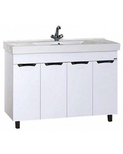 София -120 Тумба прямая белая эмаль