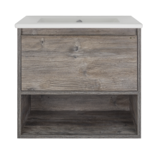 Темза - 60 Тумба подвесная с 1 ящиком и нишей (цвет Сосна Пасадена)