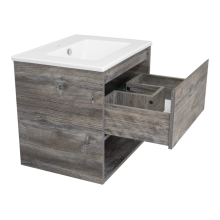 Темза - 60 Тумба подвесная с 1 ящиком и нишей (цвет Сосна Пасадена)