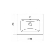 Турин -100 Тумба подвесная орех глянец/белый