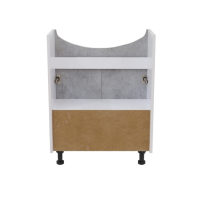 Ультра - 70 тумба напольная прямая бетон