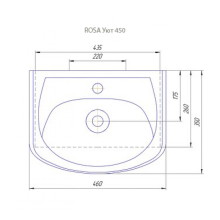 Уют - 45 Тумба прямая