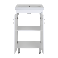 Фостер - 50 Тумба напольная прямая белая