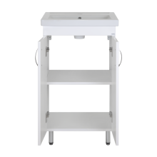 Фостер - 50 Тумба напольная прямая белая