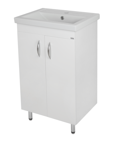 Фостер - 50 Тумба напольная прямая белая