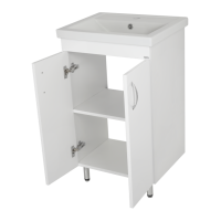 Фостер - 50 Тумба напольная прямая белая