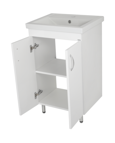 Фостер - 50 Тумба напольная прямая белая