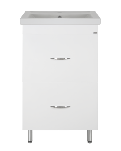 Фостер - 50 Тумба напольная с 2 ящ. белая