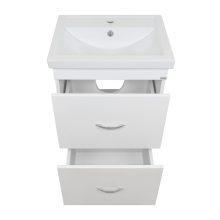 Фостер - 50 Тумба напольная с 2 ящ. белая