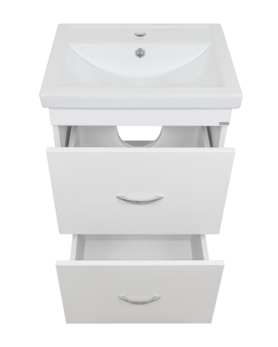 Фостер - 50 Тумба напольная с 2 ящ. белая