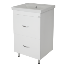 Фостер - 50 Тумба напольная с 2 ящ. белая