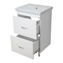 Фостер - 50 Тумба напольная с 2 ящ. белая