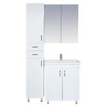 Фостер - 60 Тумба напольная прямая белая