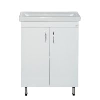 Фостер - 60 Тумба напольная прямая белая