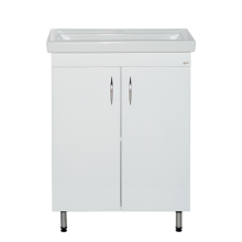 Фостер - 60 Тумба напольная прямая белая