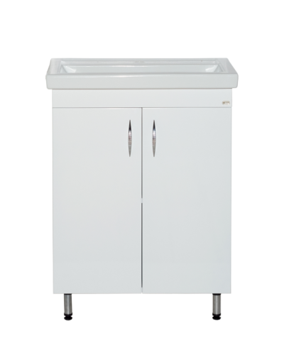 Фостер - 60 Тумба напольная прямая белая