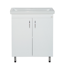 Фостер - 70 Тумба напольная прямая белая