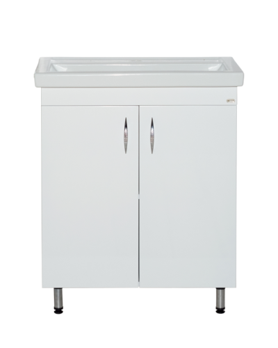 Фостер - 70 Тумба напольная прямая белая